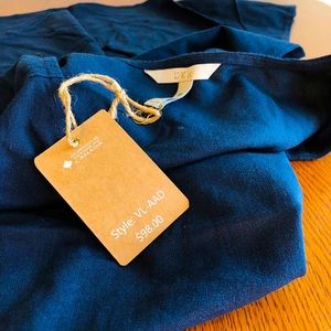 Sleeveless V-Neck Draped Asymmetrical Midi Dress